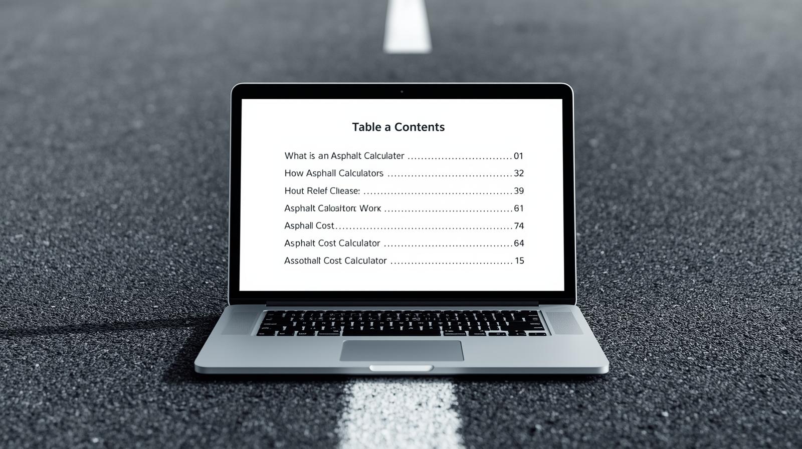 How Asphalt Calculators Work